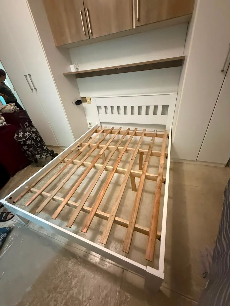 cama de casal com colchao de mola - Foto 4