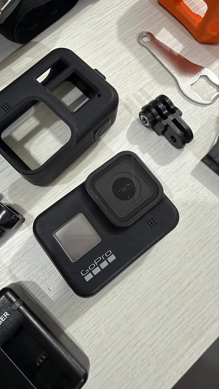 GO pro 8 black com vários acessórios  - Foto 4