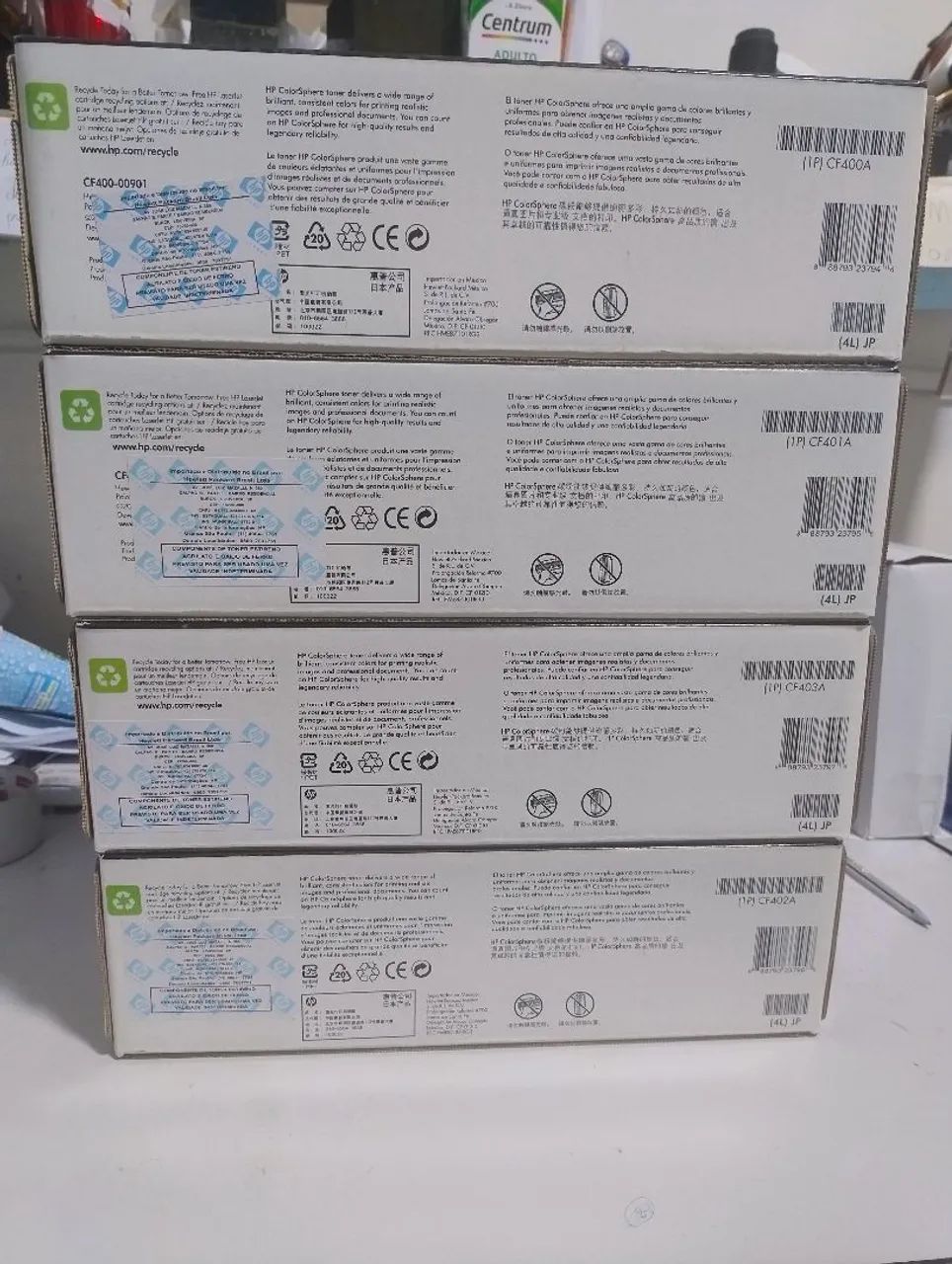 Kit 4 Cartuchos de Toner LaserJet HP-201a - Foto 2
