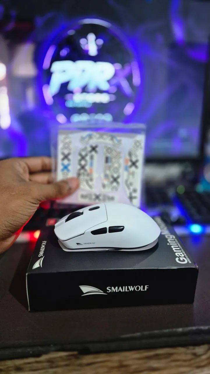  MOUSE GAMER SMAILWOLF M3 ? SEM FIO | 12.000 DPI | TRI-MODE