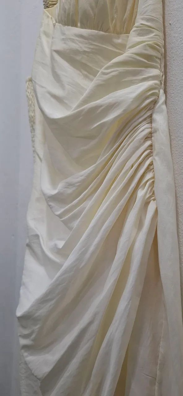 VESTIDO DE FESTA OFF-WHITE - Foto 4