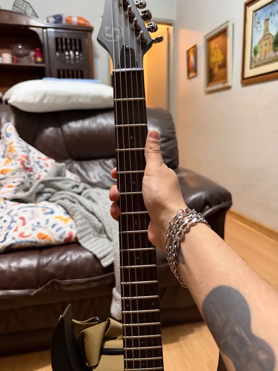 GUITARRA S BY SOLAR Ab4.6c com upgrades - Foto 3