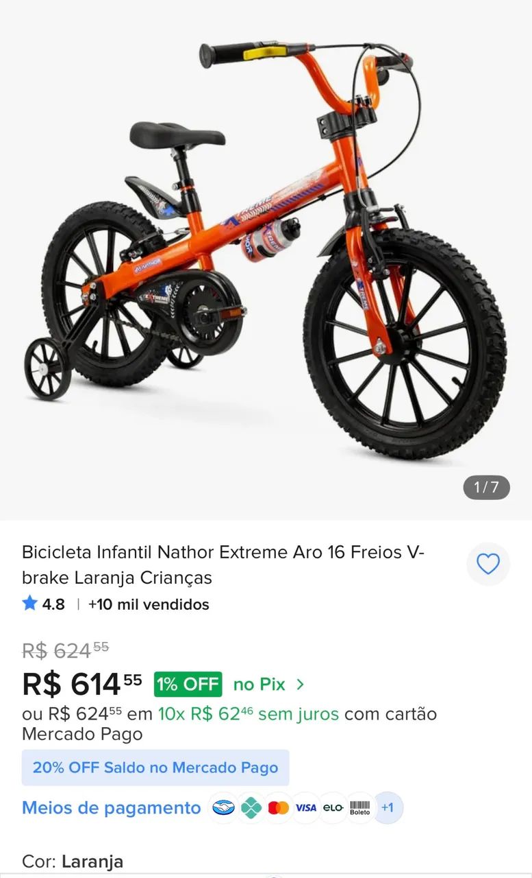 Bicicleta infantil  - Foto 2