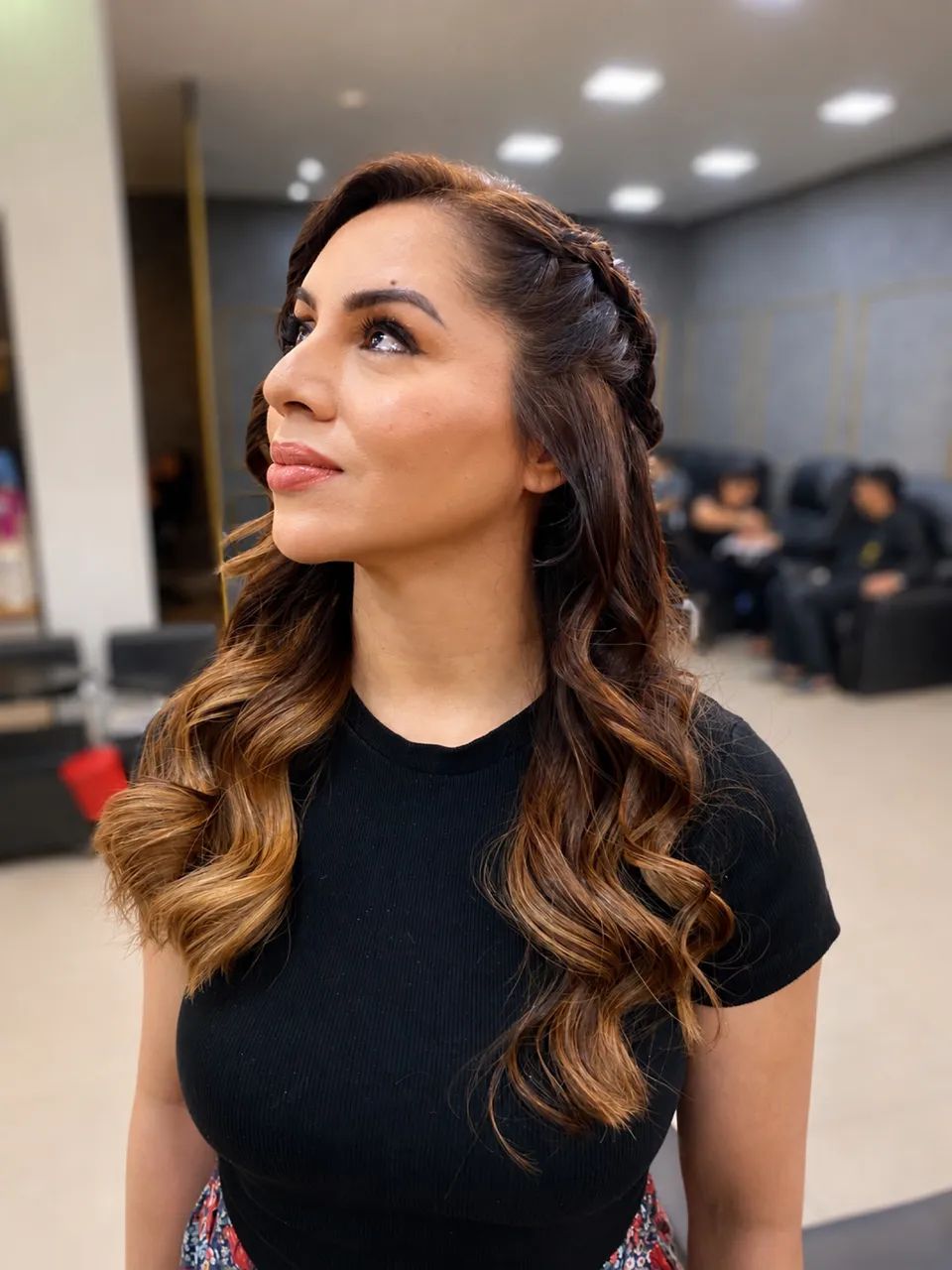 Penteado profissional 