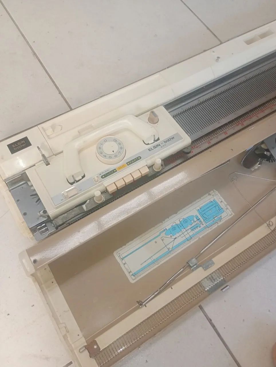 máquina de tricô 