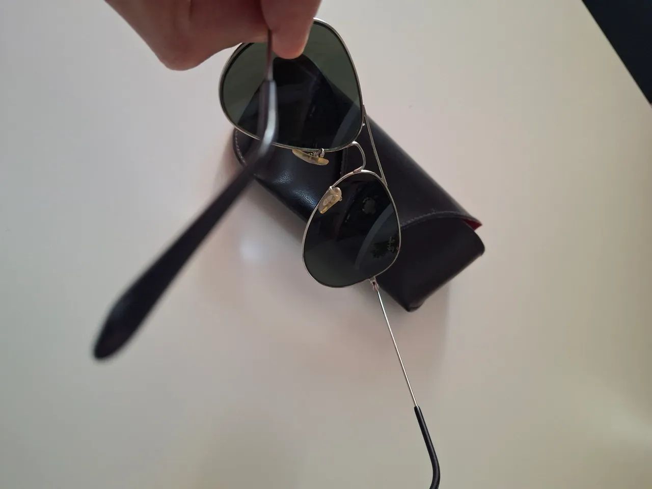 Ray-Ban Aviador óculos original espelhado - Foto 4