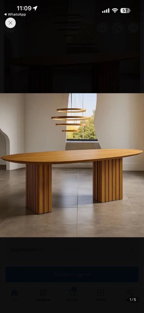 Tampão de mesa orgânica Feijó 
