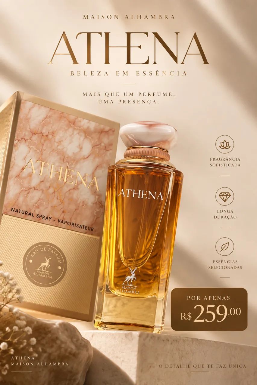 Athena perfume árabe original 