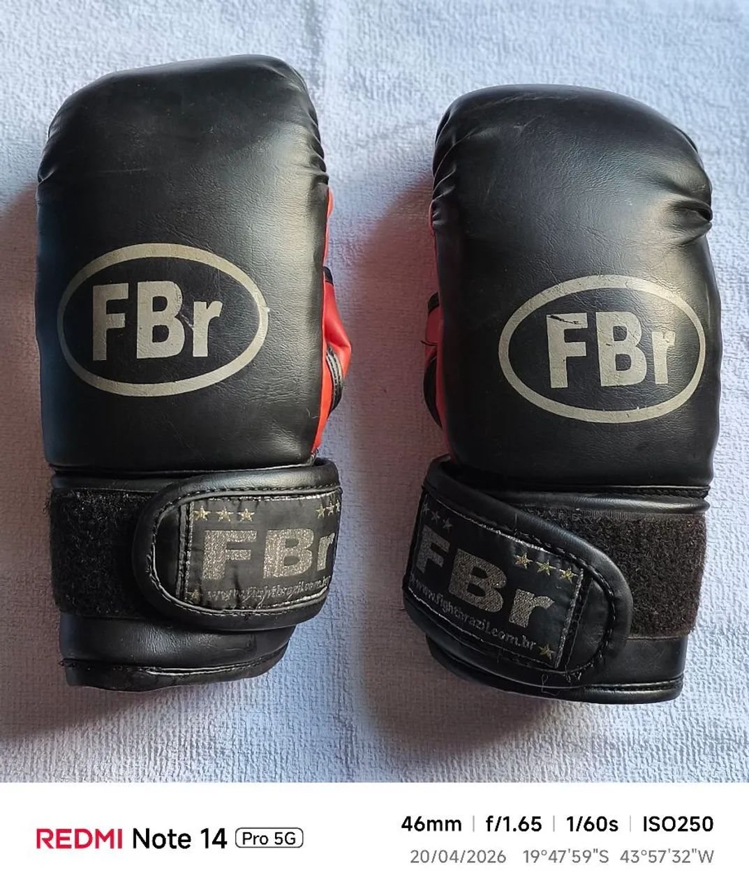 Luvas de Box Muay Thai tamanho M