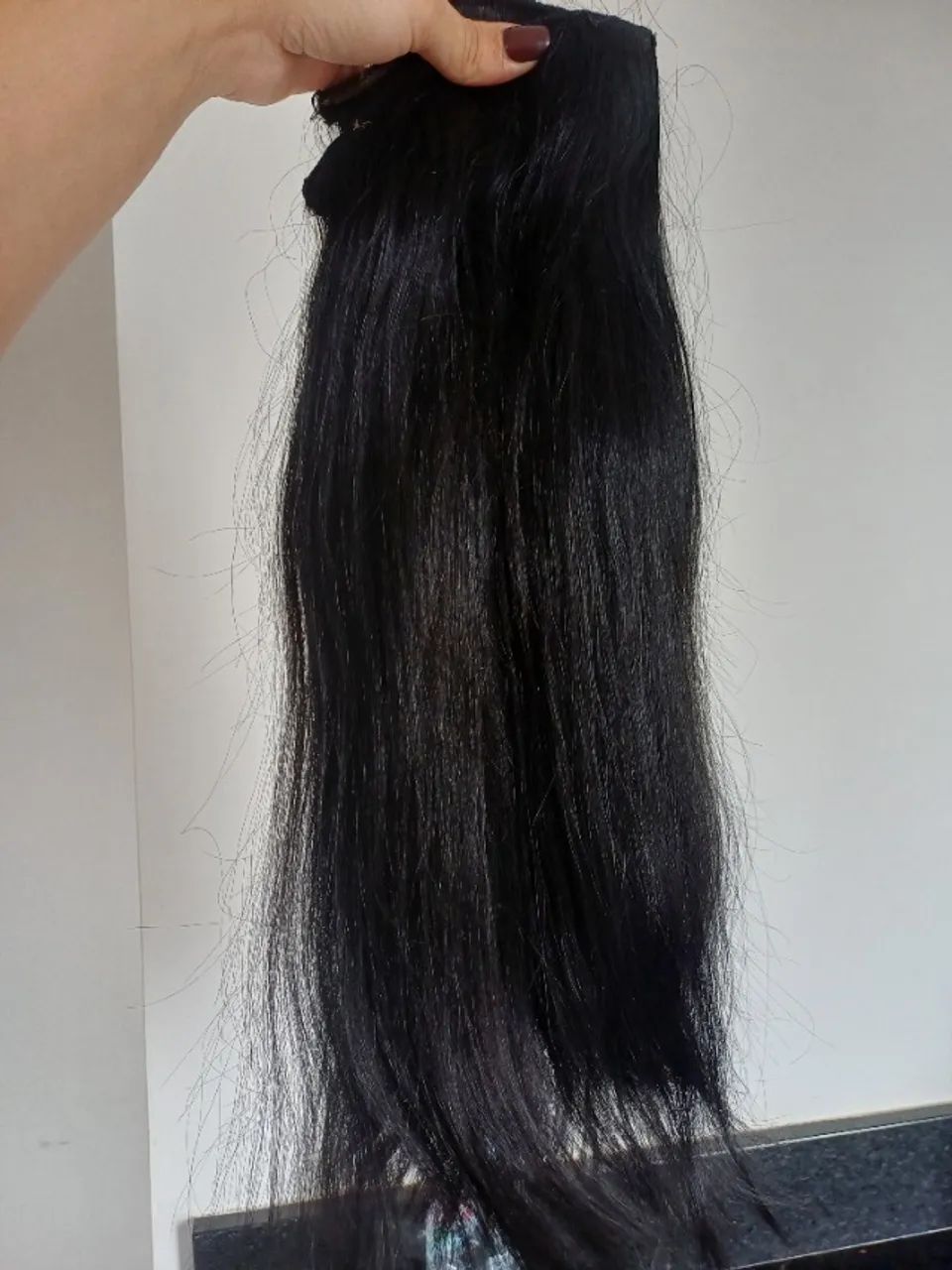 Cabelo humano 45 cm 100 gramas
