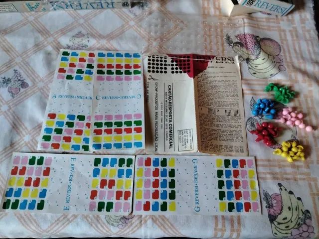 Reversi Grow Jogo Tabuleiro Antigo da Grow Completo e Raro - Foto 4