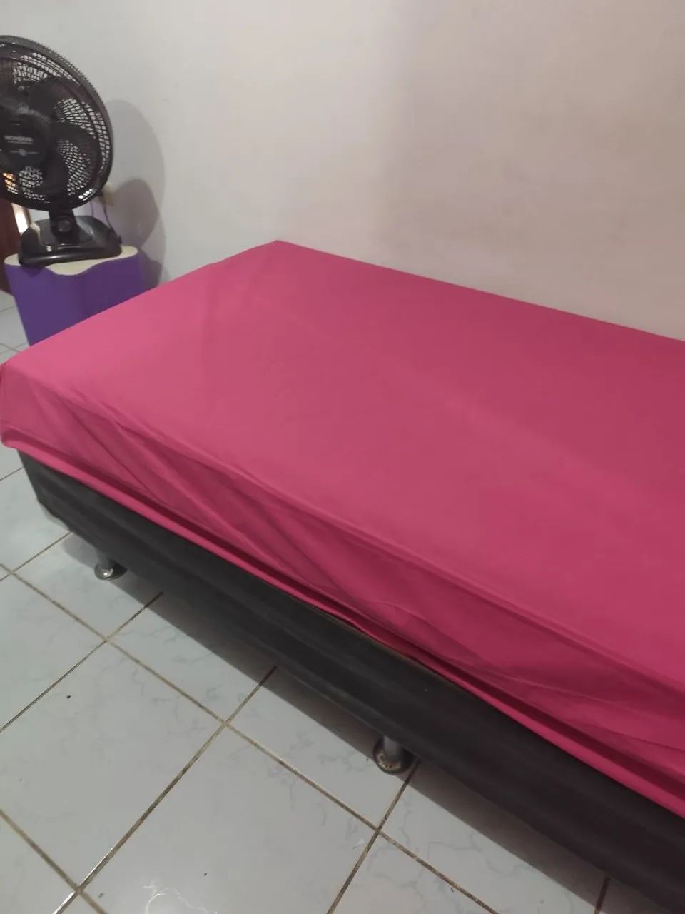 Cama box+colchão ortopédico+capa de colchão  - Foto 4