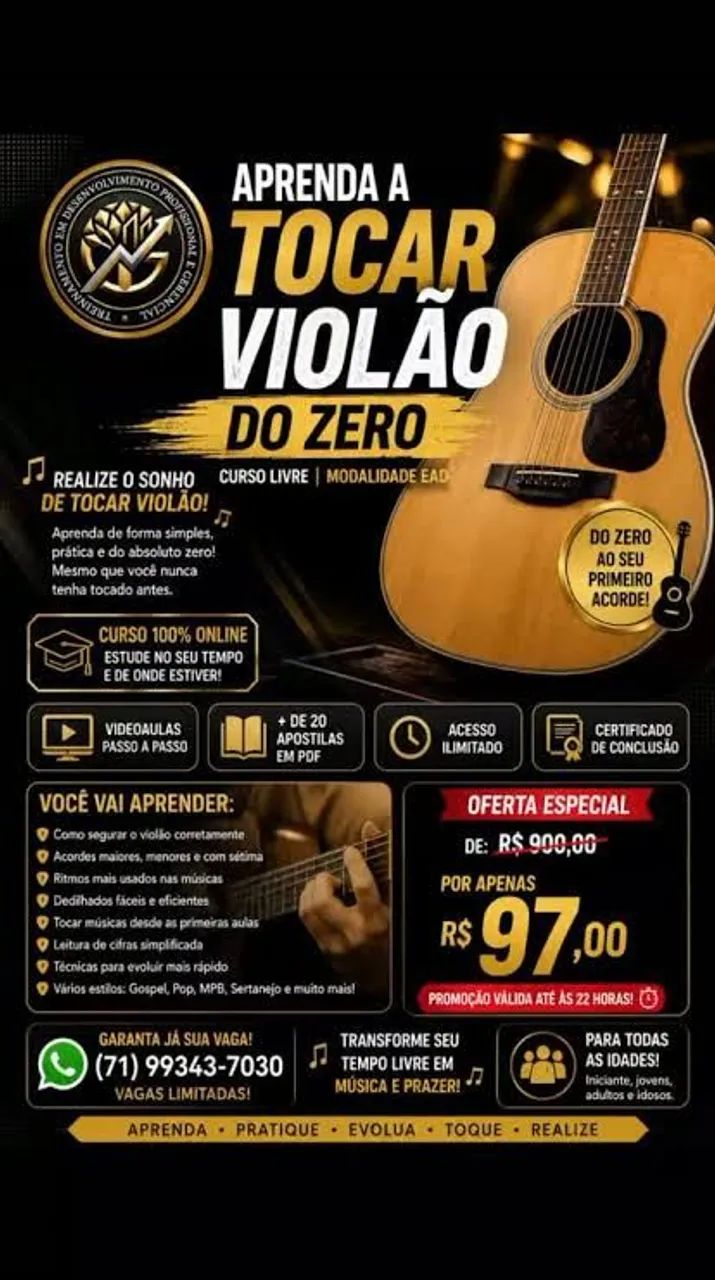 Aula de violão  - Foto 5