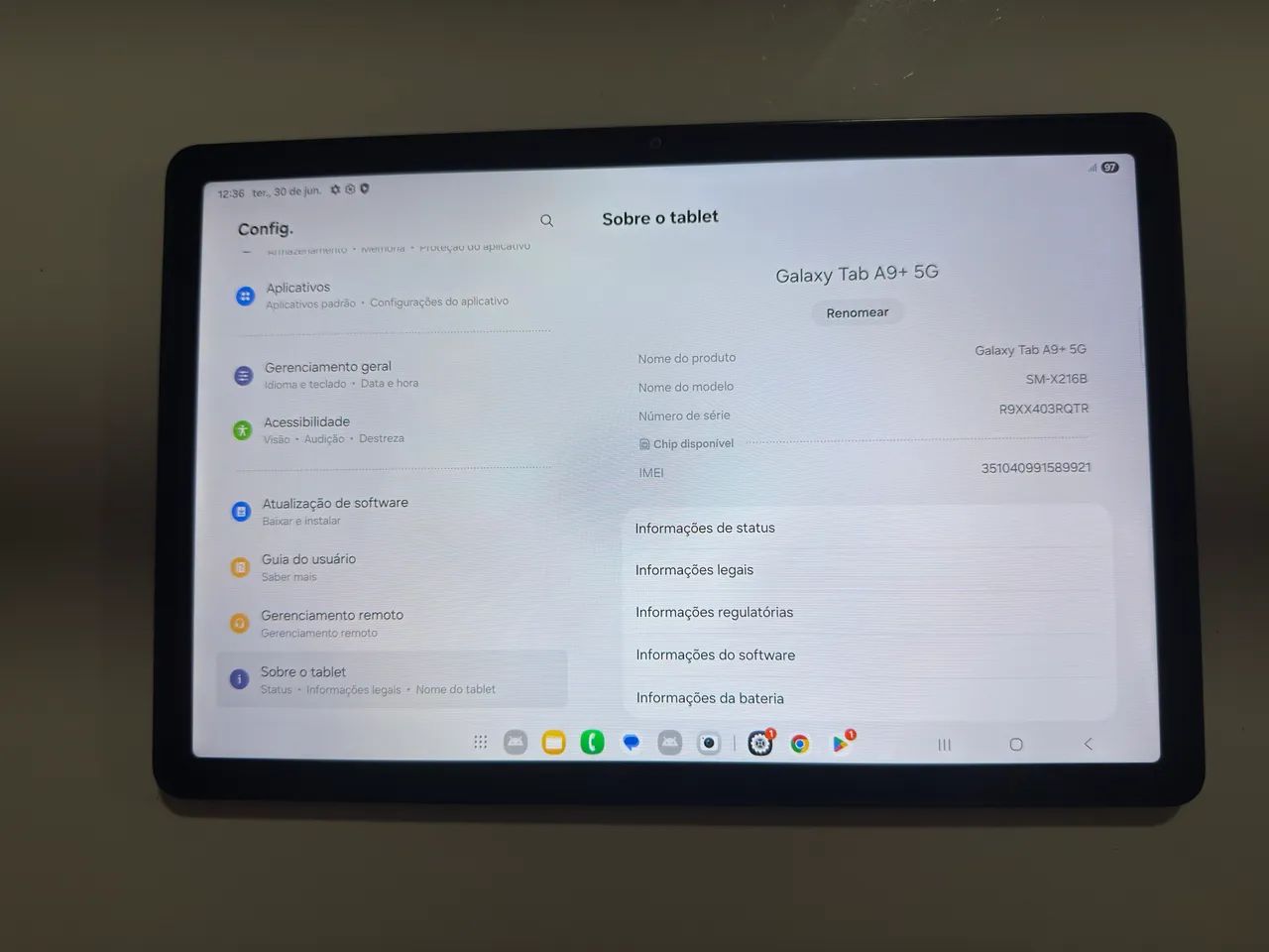 TABLET SAMSUNG TAB 9+, 5G e WIFI - Foto 4