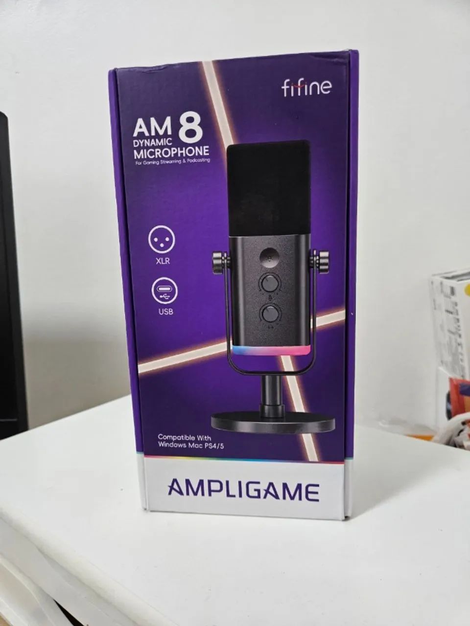 Microfone dinâmico USB/XLR - Fifine AM8 - Lacrado! - Foto 2