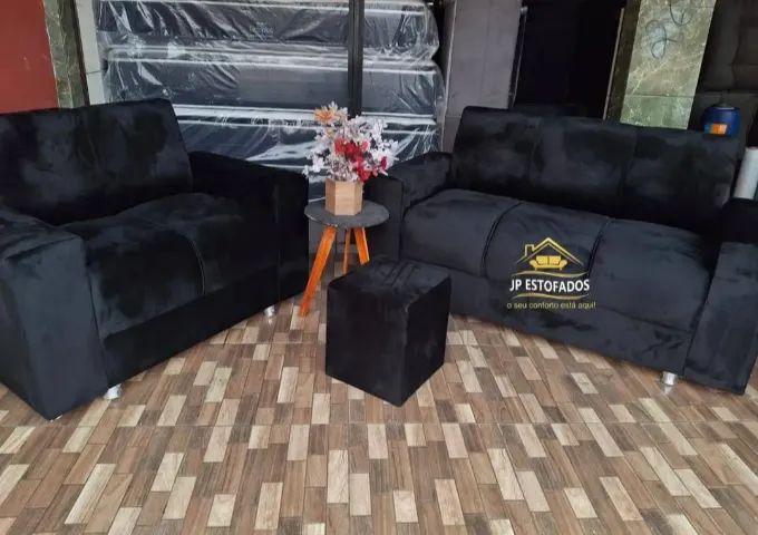 Conjunto 2/3 lugares com puff de brinde.  - Foto 3