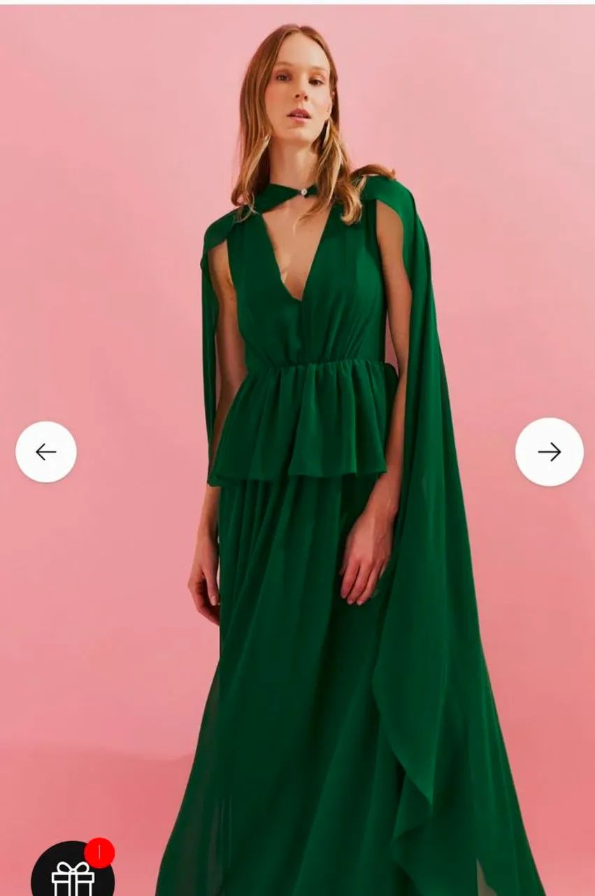 Vestido longo Verde 