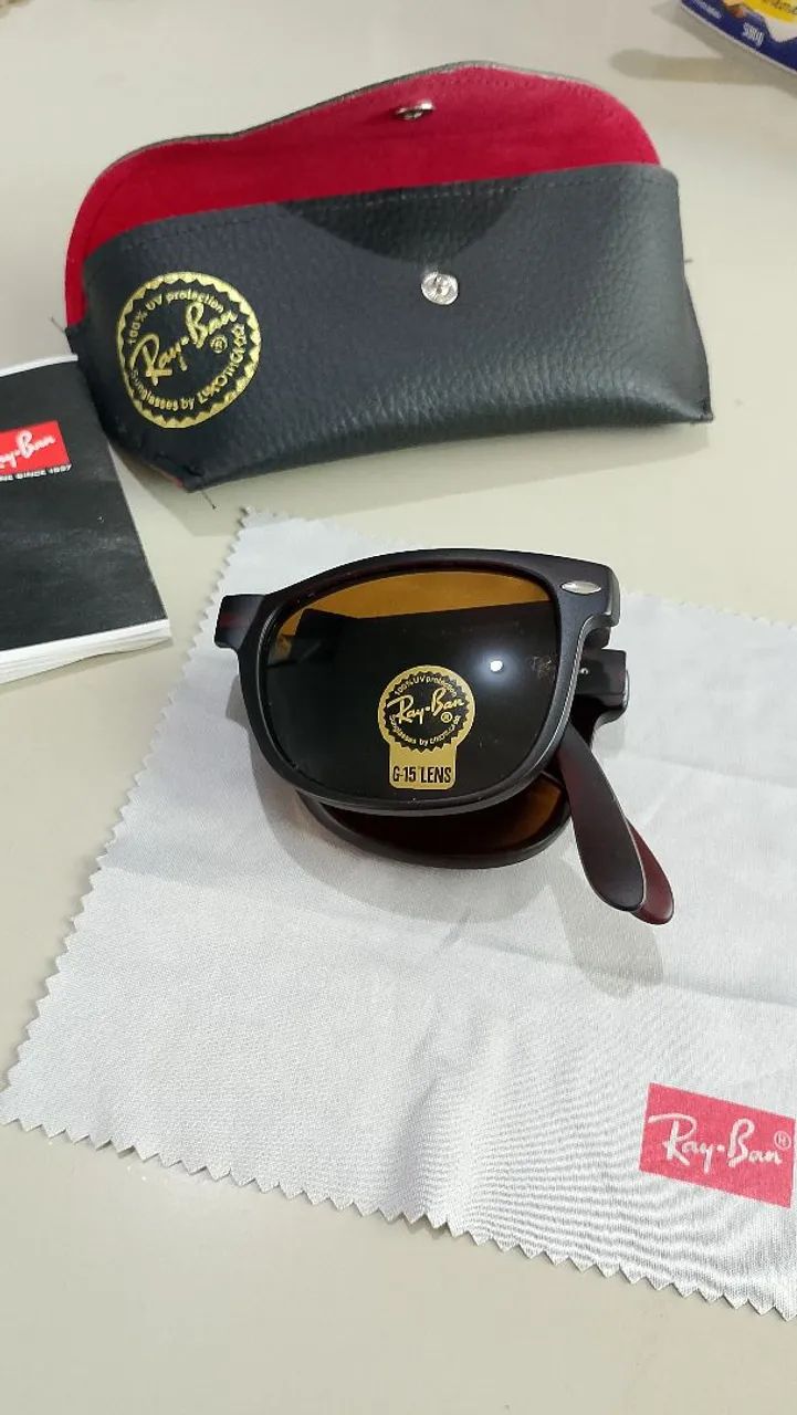 Óculos Ray-ban dobrável - Foto 5