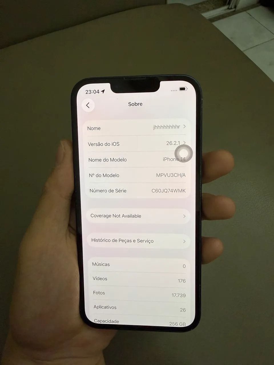 iPhone 14 256GB Preto - Foto 5