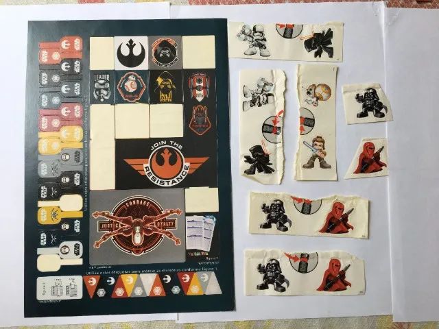 pack de adesivos star wars