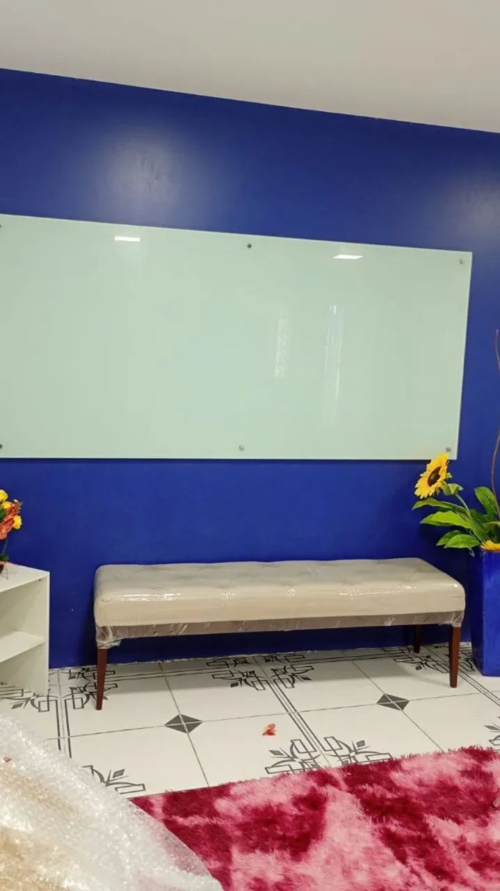 Vendo lousa quadro de vidro branco - Foto 3