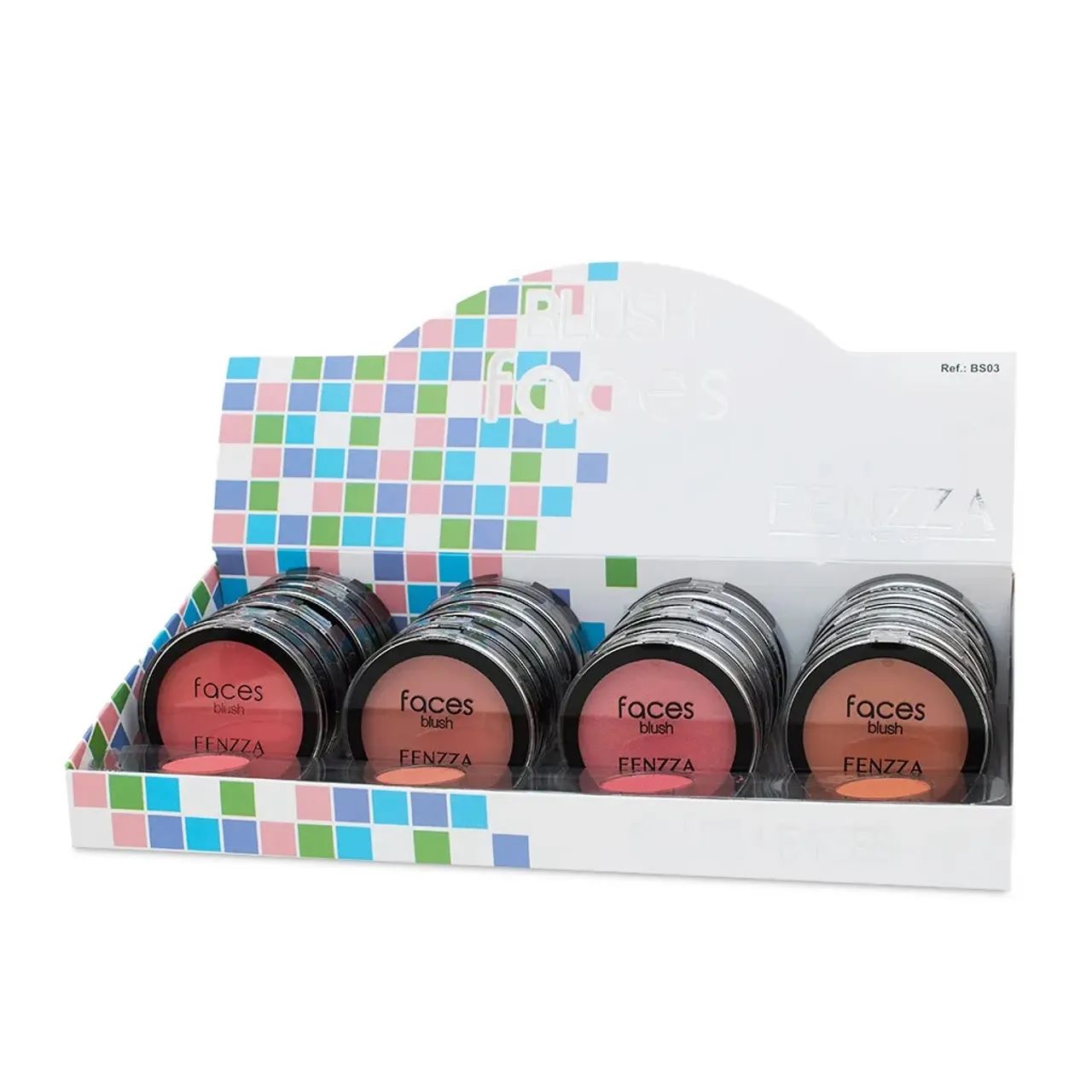 Blush compacto Faces Fenzza