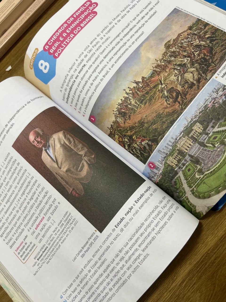 Kit - Livro de ciências e história do oitavo ano do fundamental  - Foto 3