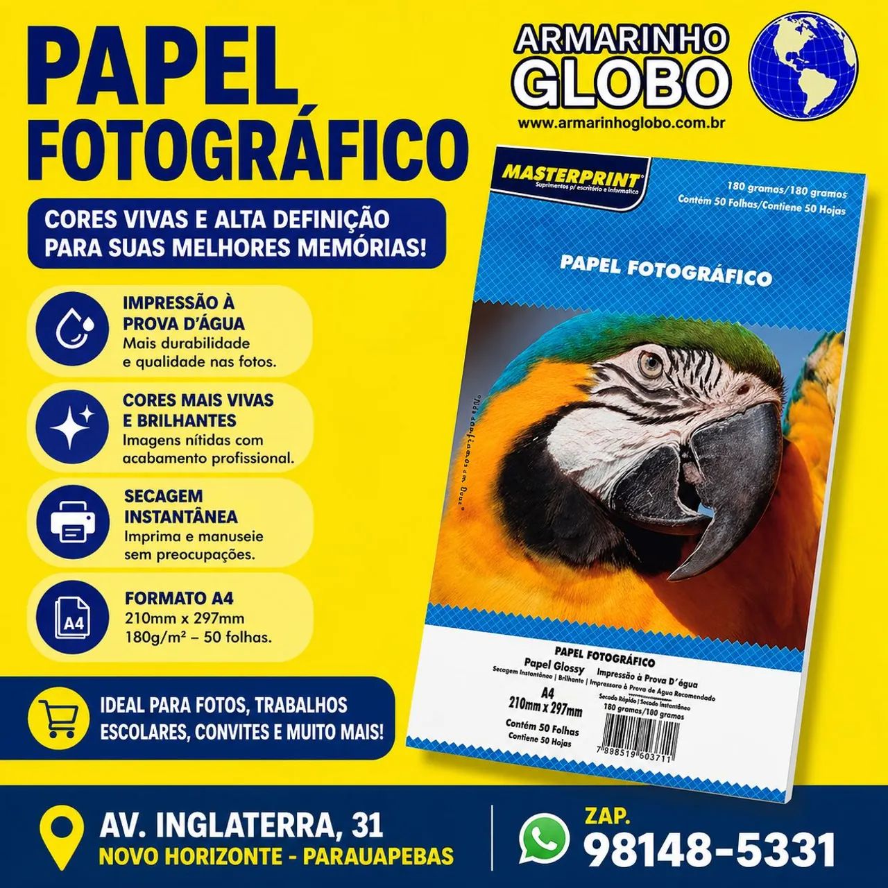 Papel fotográfico 
