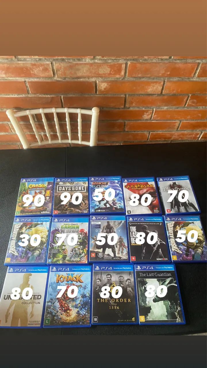 Jogos ps4