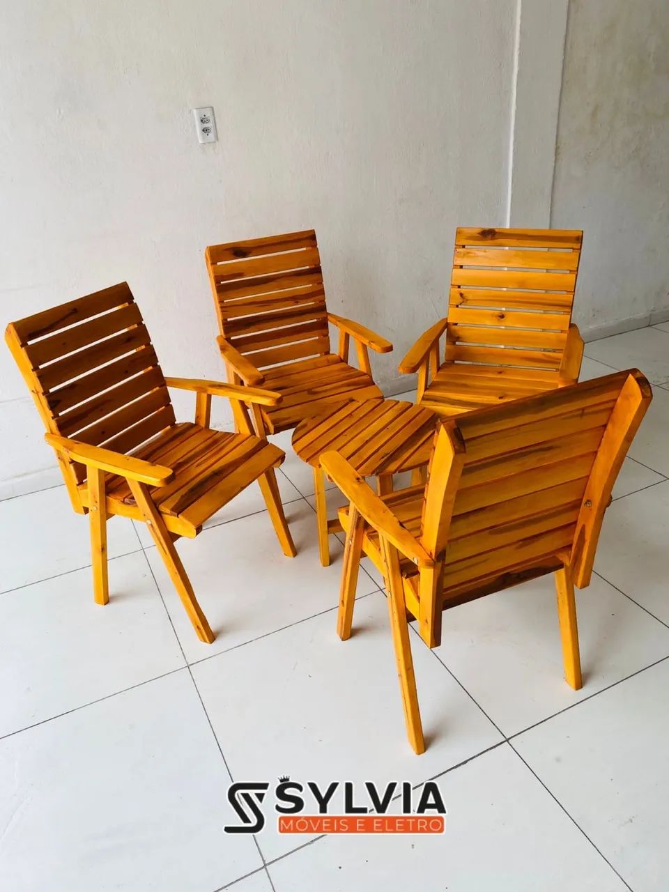 Conjunto de área envernizado  - Foto 5