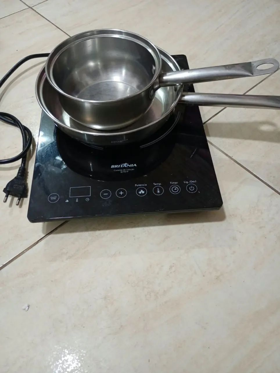 Fogão de indução com 4 panelas  - Foto 3