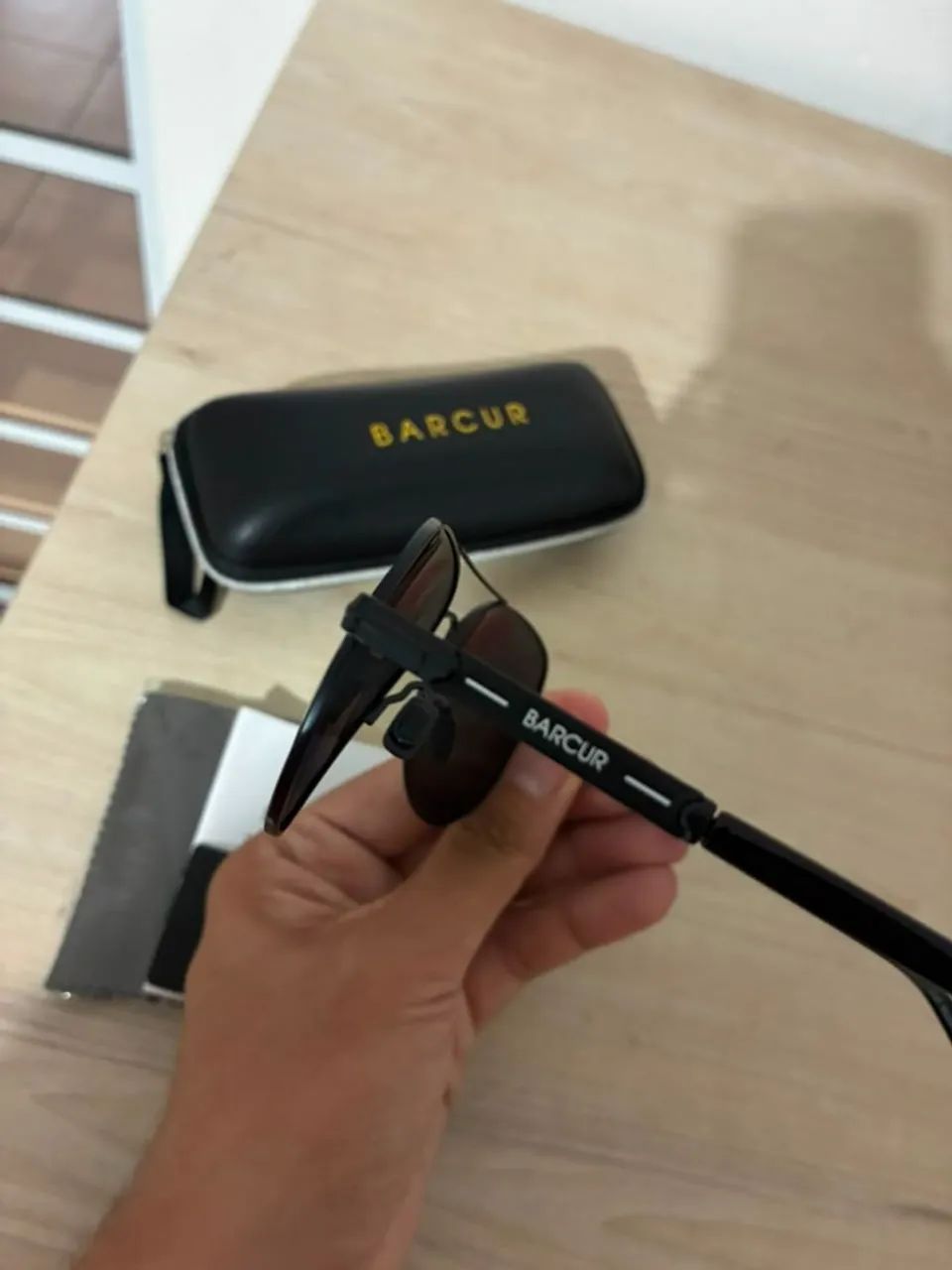 Óculos de Sol Aviador Masculino Barcur  - Foto 5