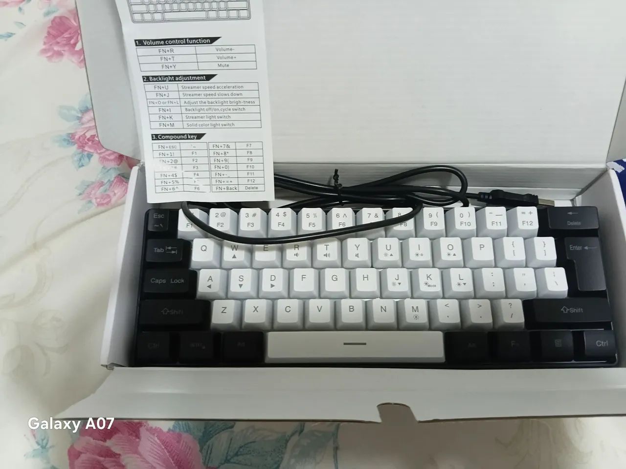 Teclado mecânico 60%