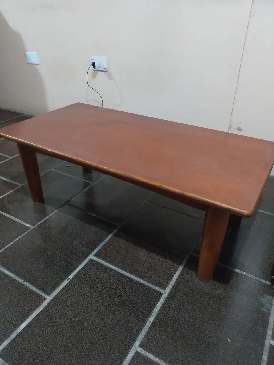 Mesinha de centro de madeira - Oferta Relâmpago! 