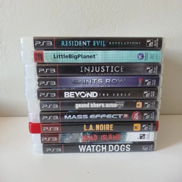 Lote 1 de Jogos para Playstation 3