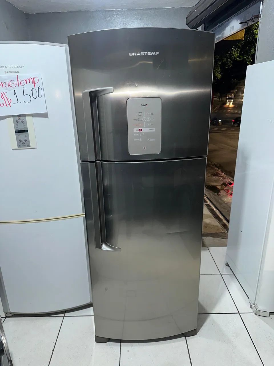 Geladeira Inox Brastemp Ative