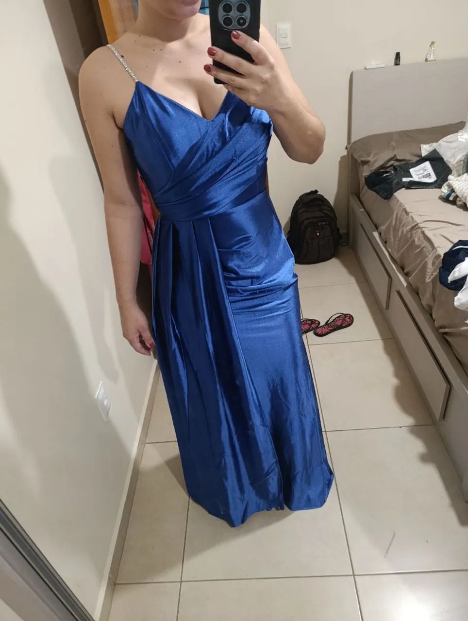 Vestido azul Royal - Foto 3