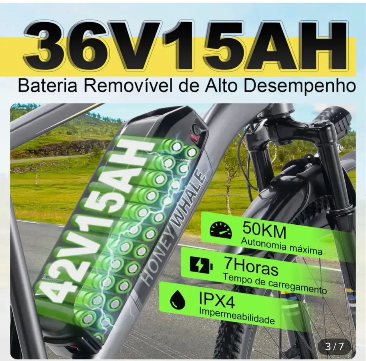Bicicleta Elétrica 450w - Foto 3