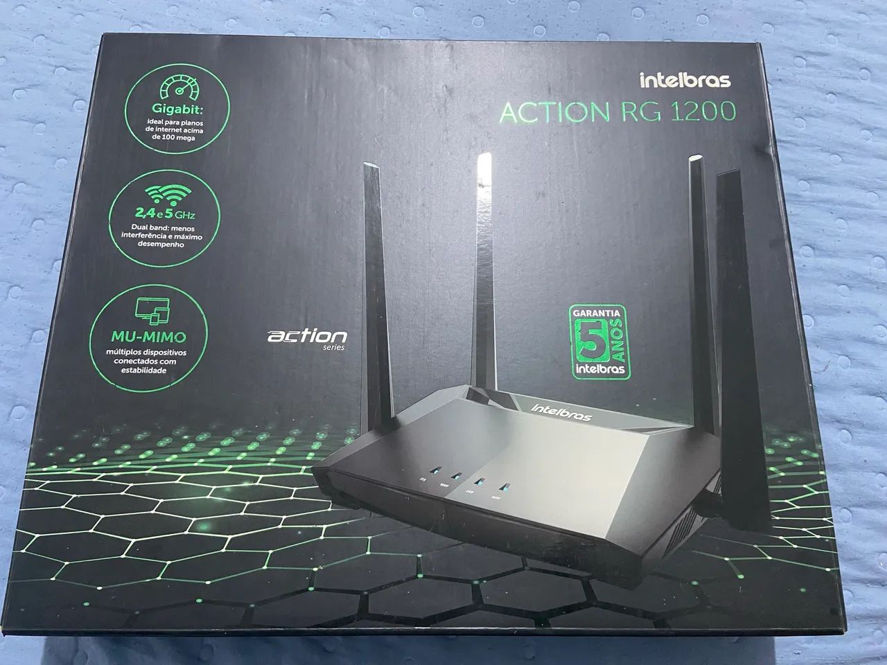 Roteador Gigabit Intelbras ACTION RG 1200