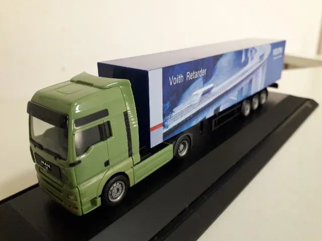 Miniatura Caminhão Man Voith 1:87