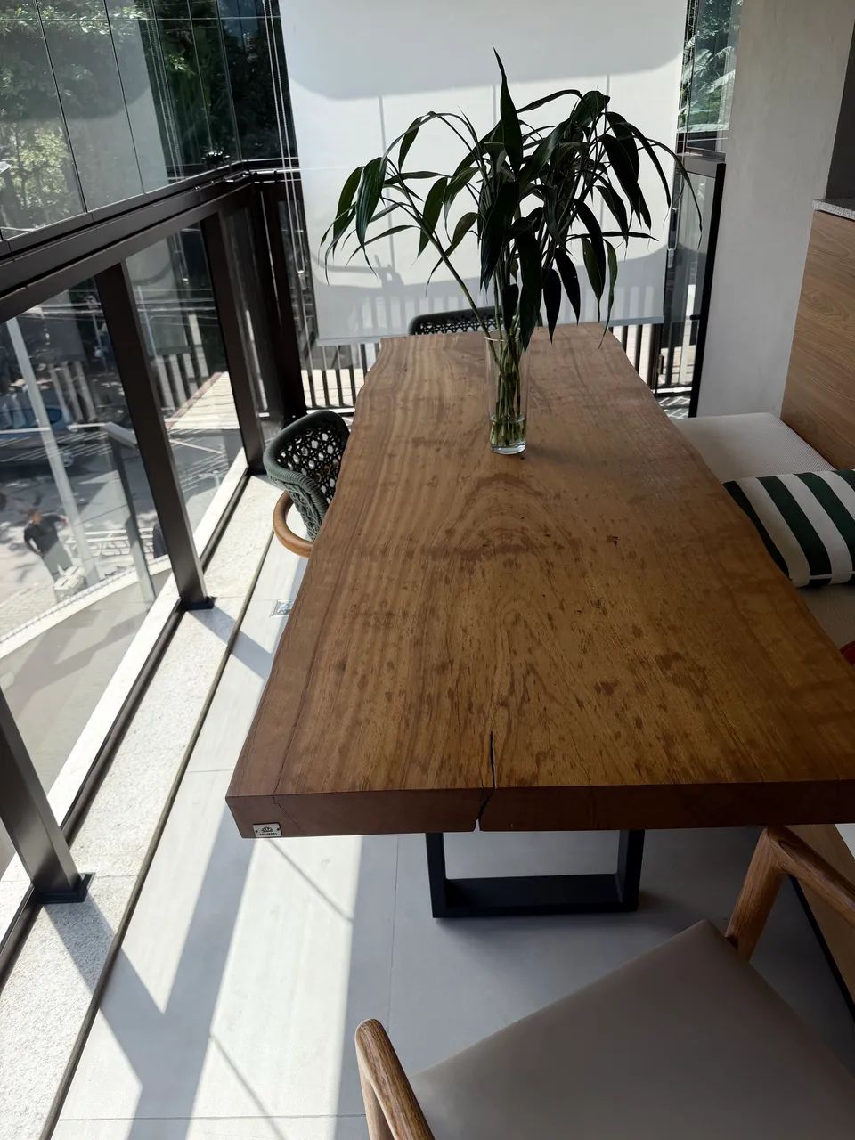 Mesa Madeira com pés inox da ARBOREAL  - Foto 4