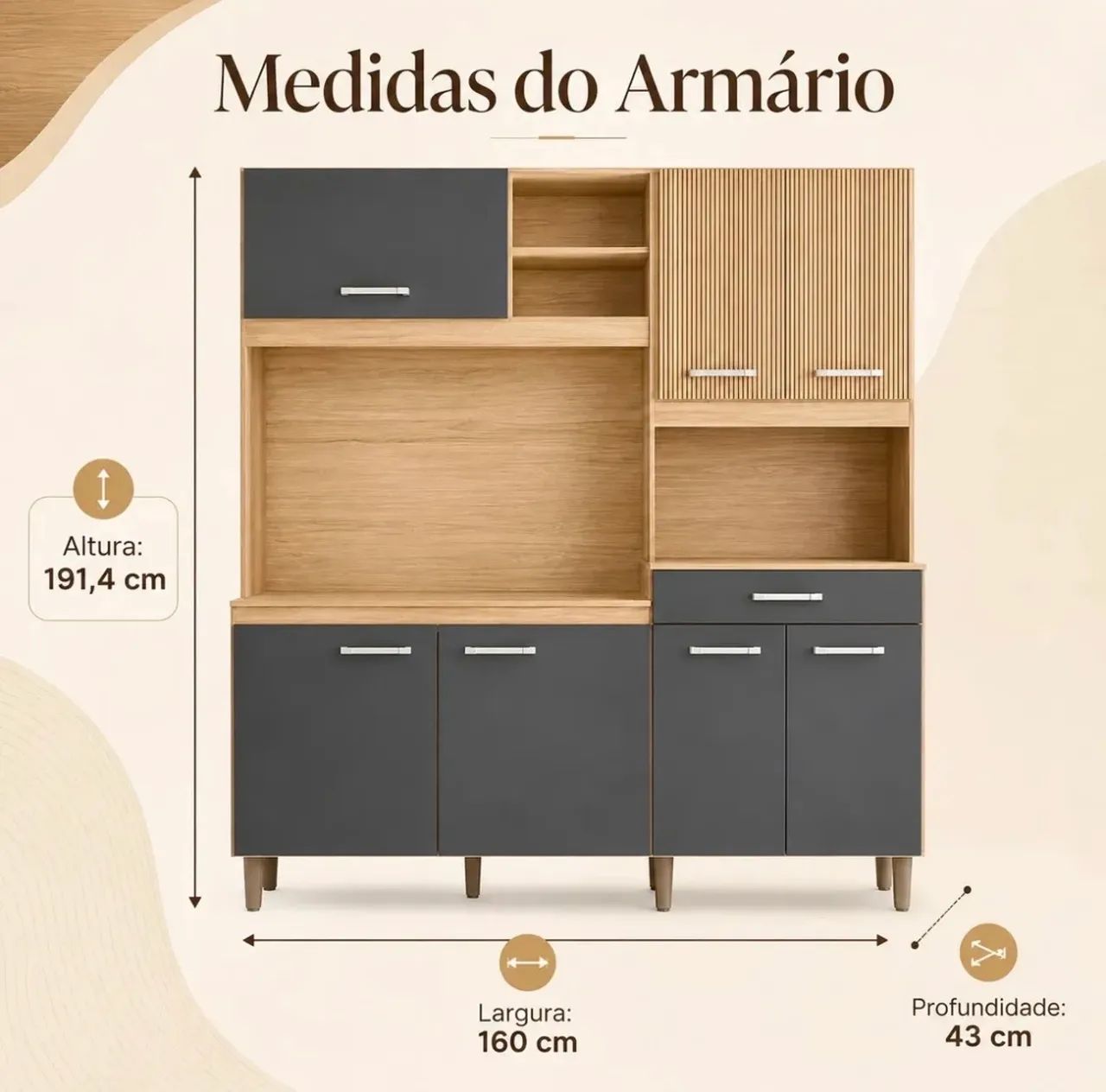 Armário de cozinha  - Foto 4