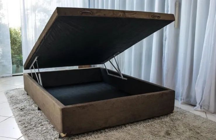 Cama Baú - Solteiro, Casal, Queen e King - a partir de R$ 990,00 - Foto 4