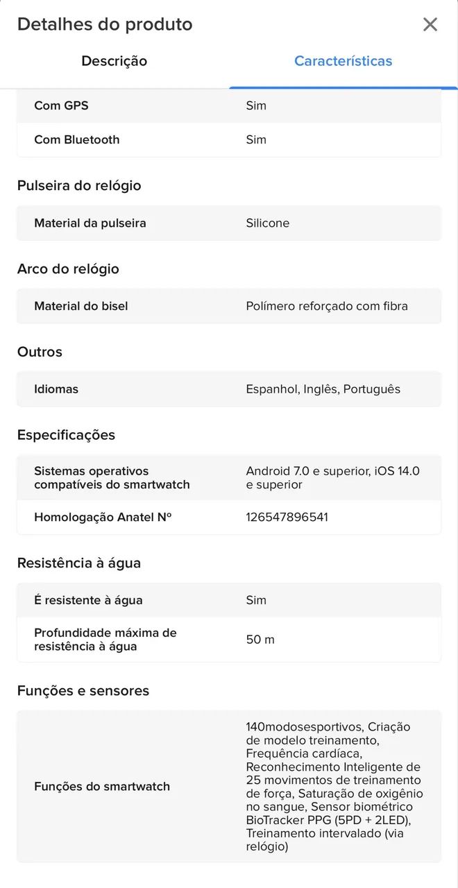 RELÓGIO AMAZFIT BIP 6 - Foto 3