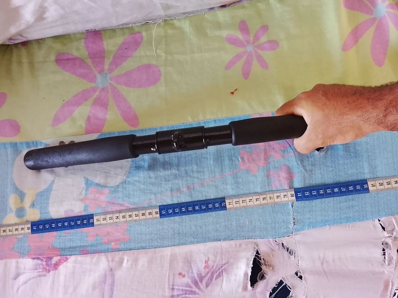 Barra Musculação Curva de 50cm - Foto 4