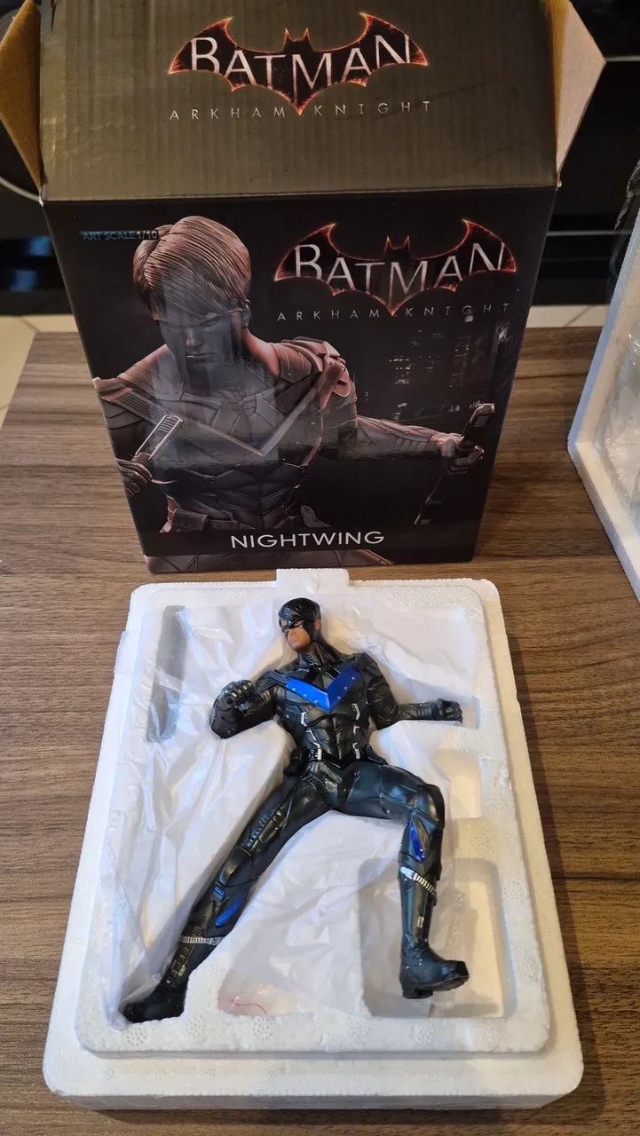 Nightwing! Batman Arkham Knight! Iron Studios! - Foto 5