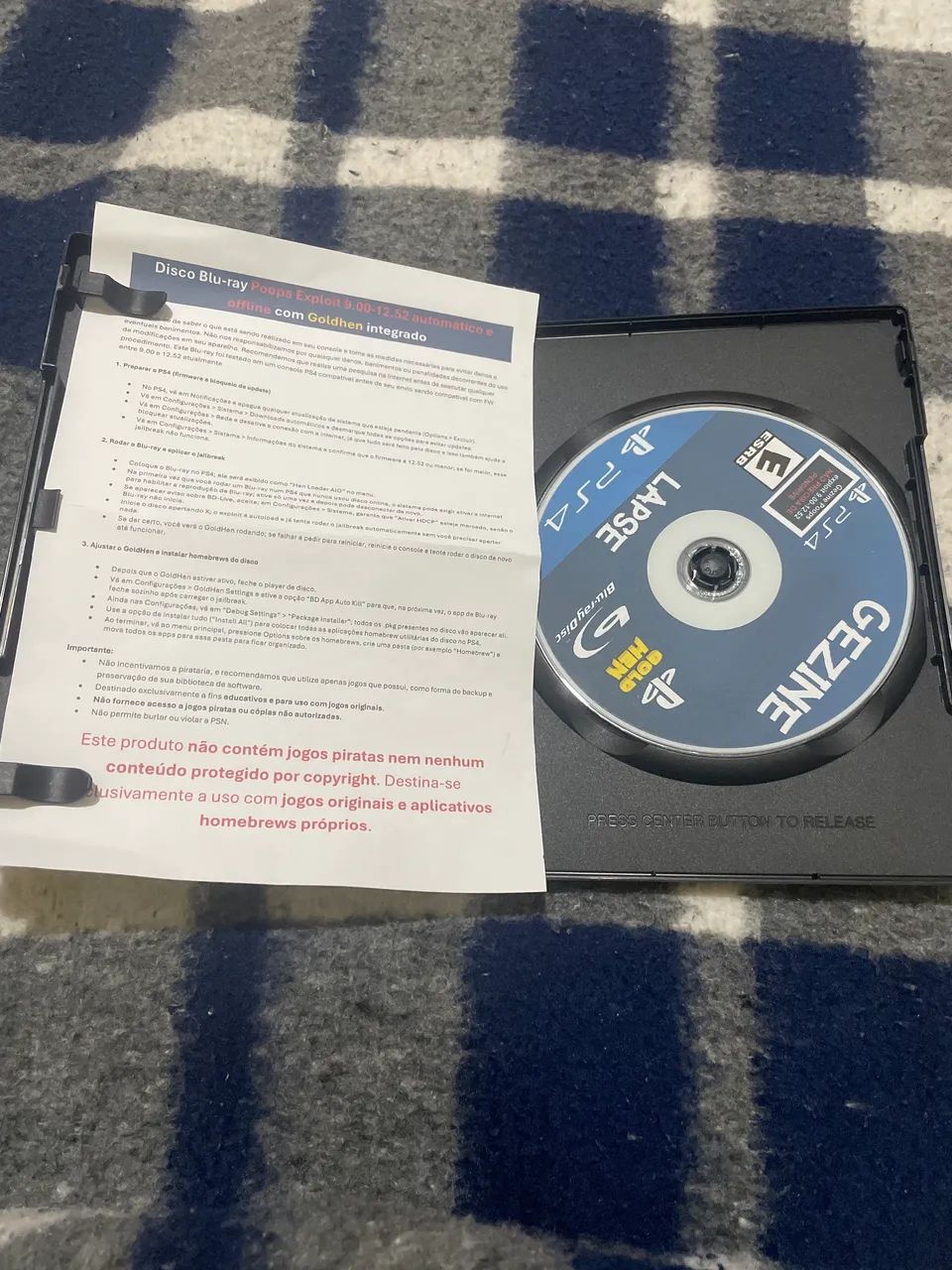 Disco Blu-ray automático PS BDJ PS 4(leia com atenção) - Foto 2