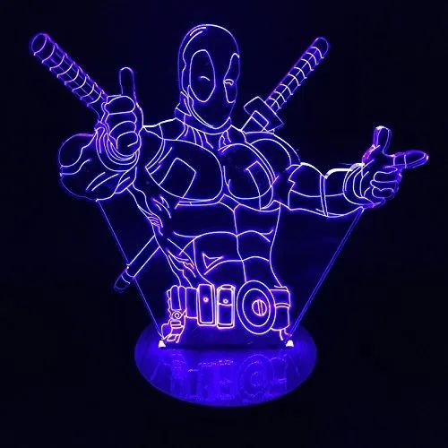 Luminária LED RGB - Acrílico  - Foto 2