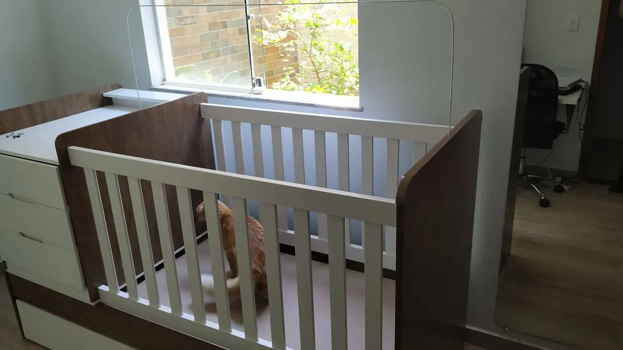 Berço 3 em 1 com cama auxiliar  - Foto 3