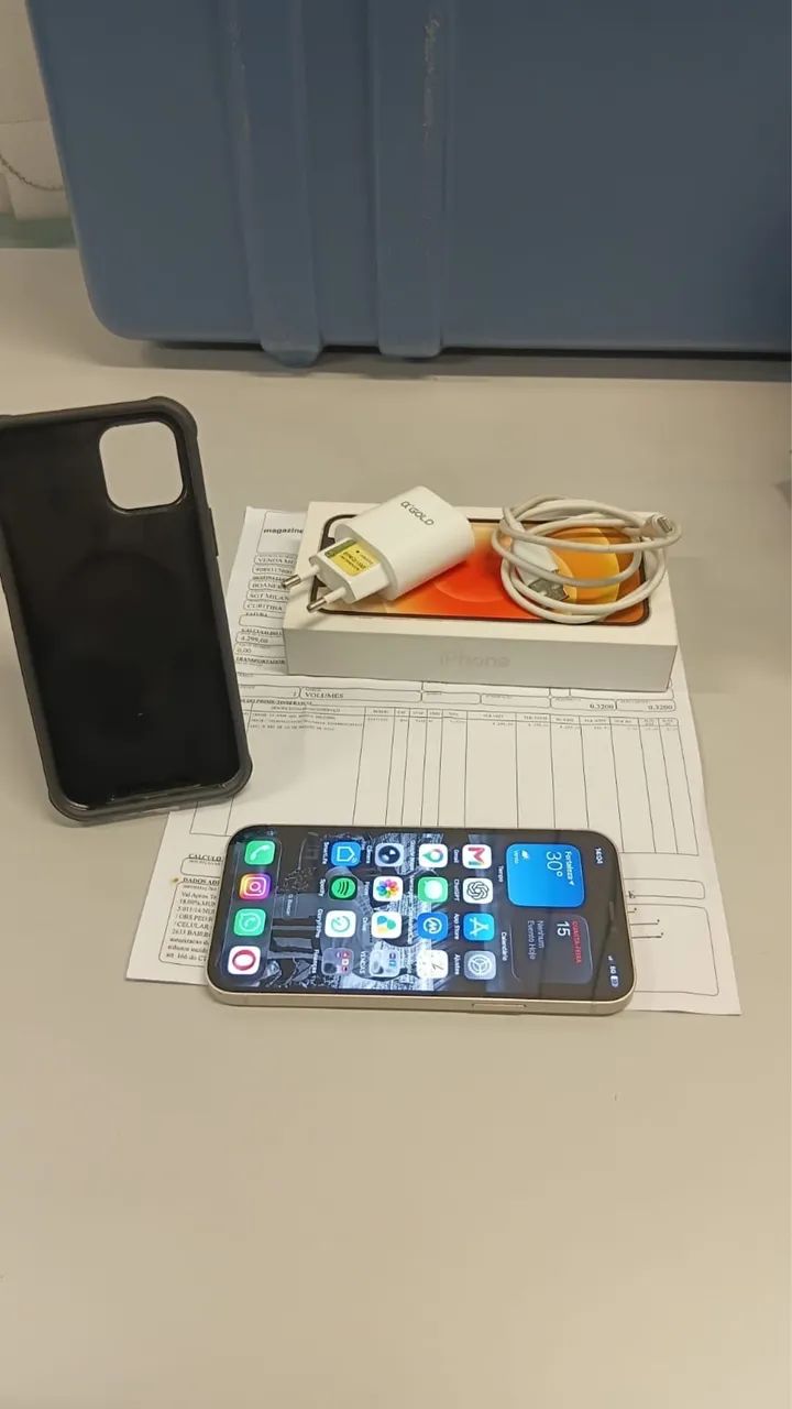 IPhone 12 64GB Carregador + Nota - Foto 3
